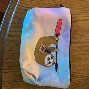 Sloth make up bag. New.  No tags